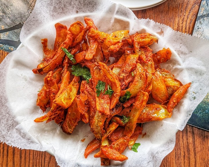 Onion Bhaji (Vegan)