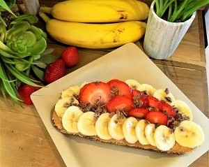 Peanut Banana Toast