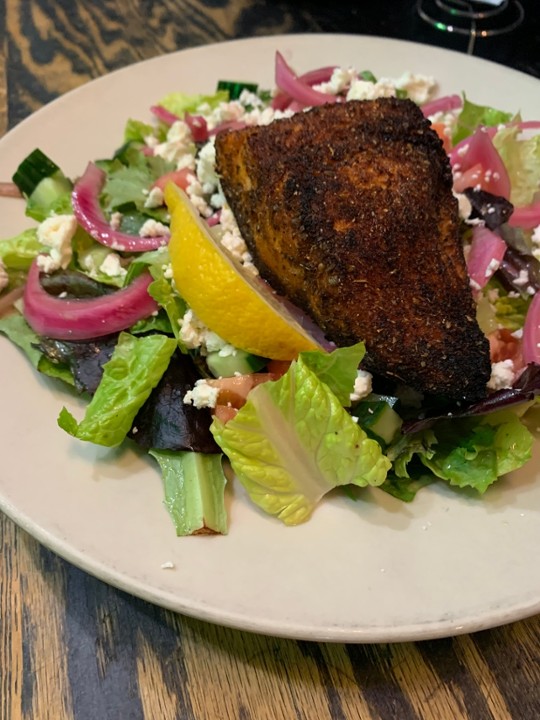 Blackened Salmon Salad