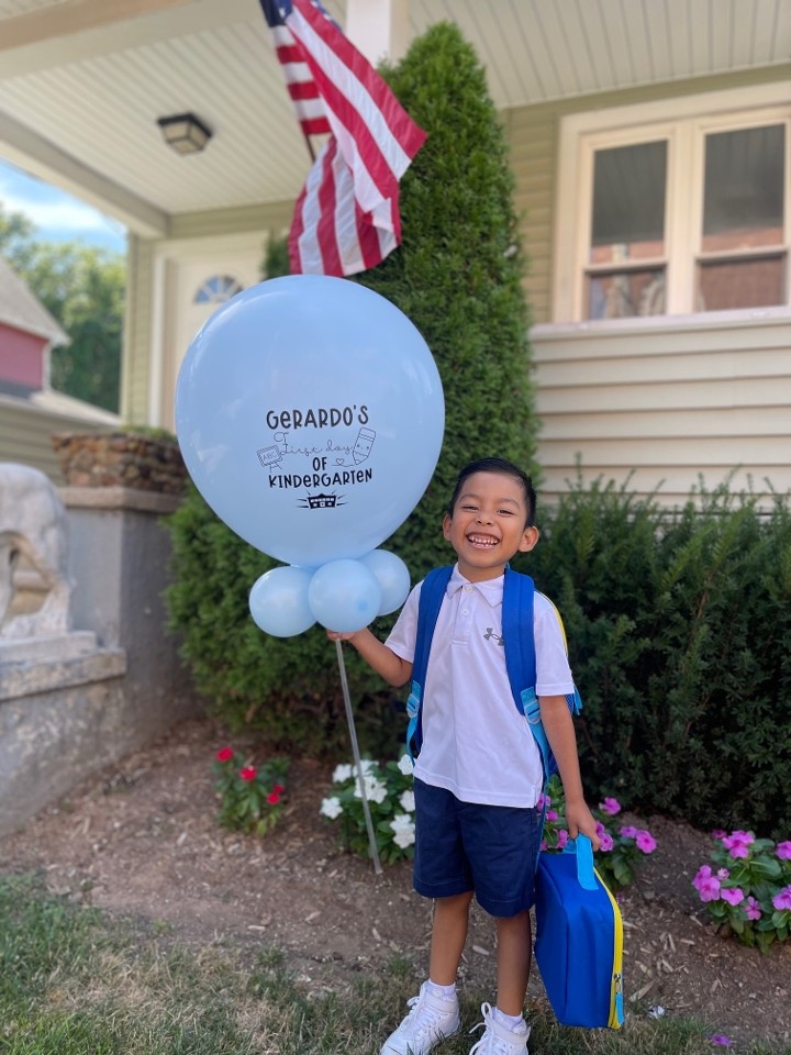 BACK TO SCHOOL STUDENT NAME BALLOON
