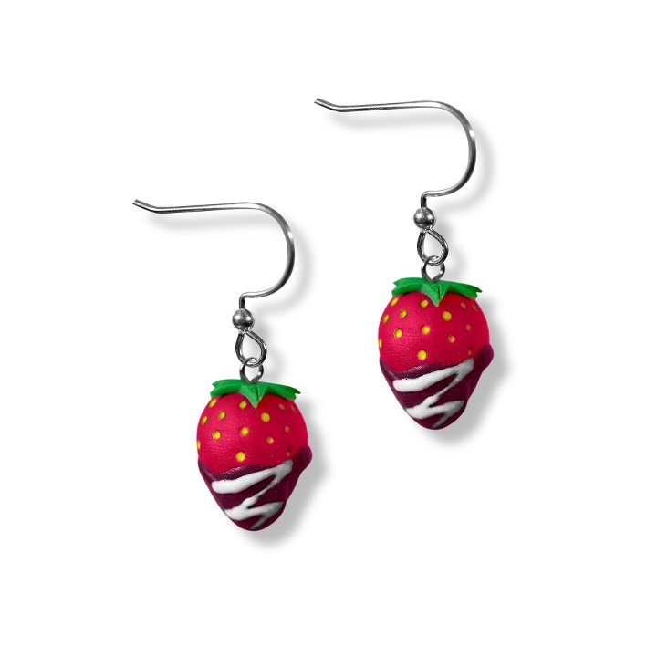 STRAWBERRY EARRINGS