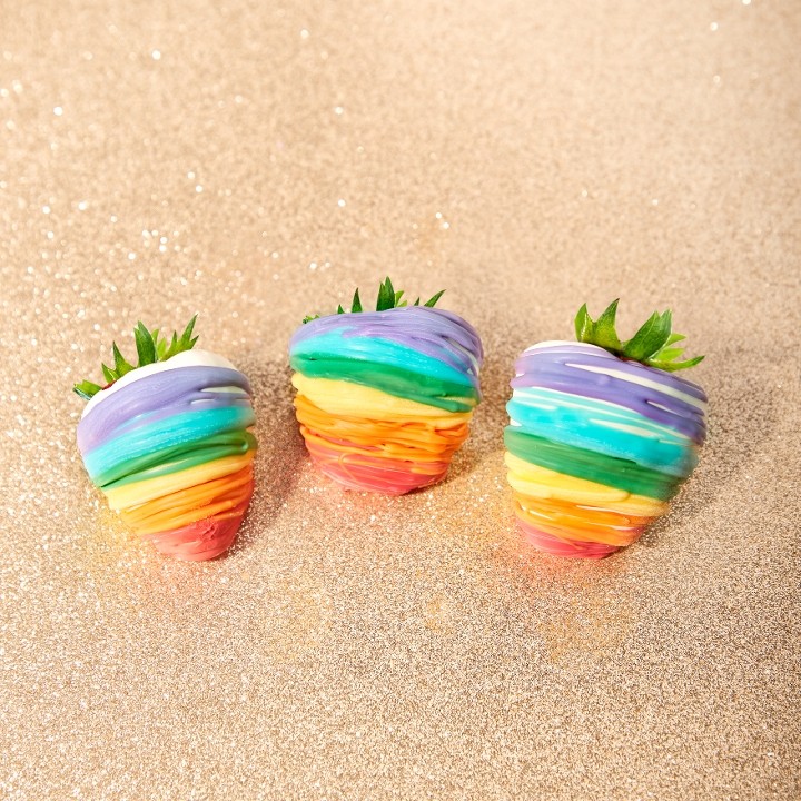 RAINBOW DIPPED STRAWBERRIES