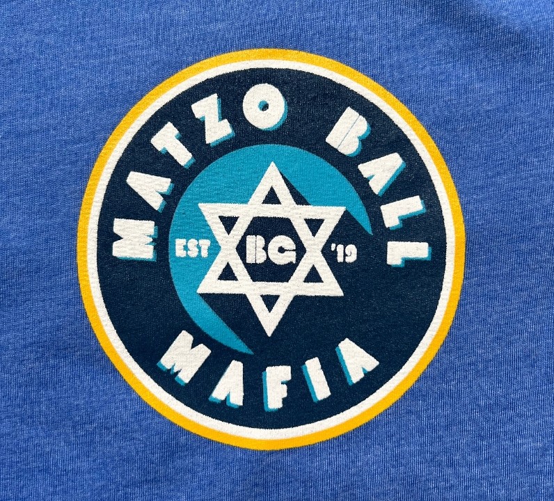 Blue Matzo Ball Mafia T-Shirt Small