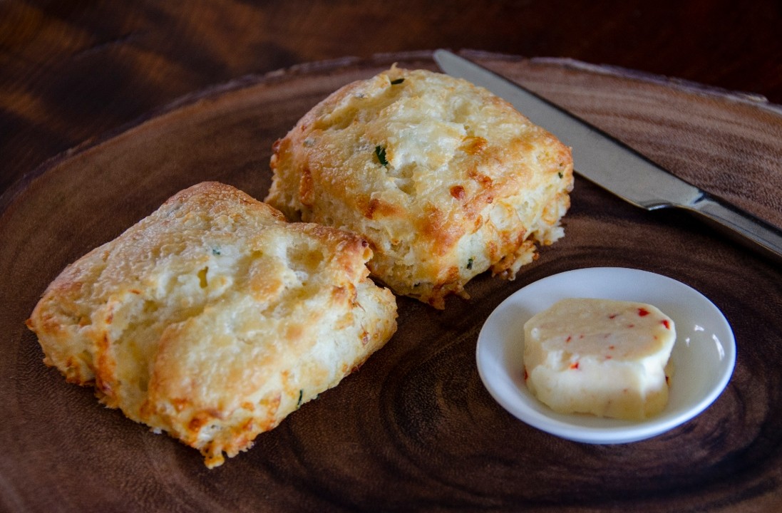 Smoked Cheddar and Chive Biscuits