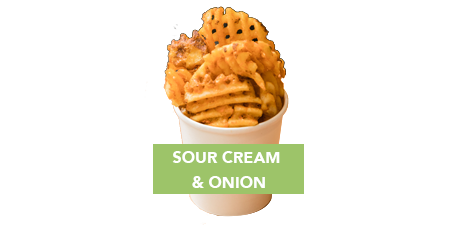 Sour Cream & Onion Waffle Fries