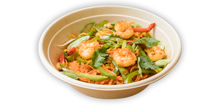 Spicy Shrimp & Noodles Stir Fry