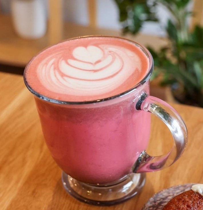 Adaptogenic Pink Elixir Latte - Peak and Valley