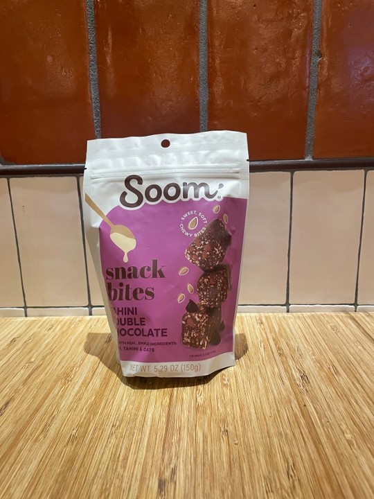 Soom, Tahini Double Chocolate Snack Bites 5.29 oz.