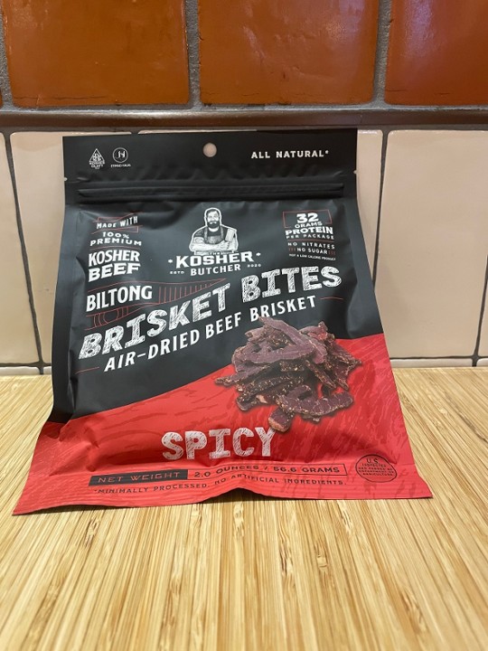 Kosher Butcher Brisket Bites Spicy 2oz