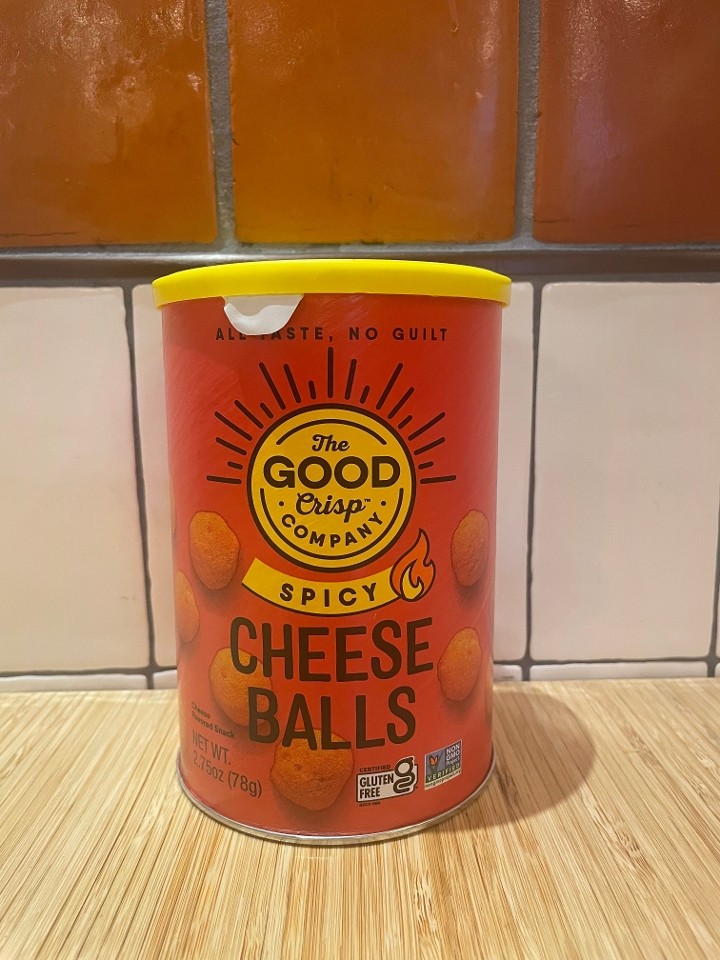 The Good Crisp Company, Spicy Cheese Balls, 2.75 oz