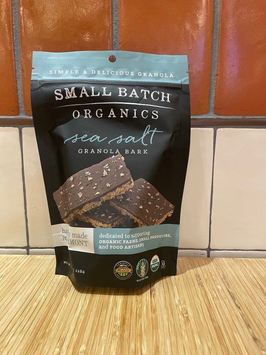 Small Batch Organics Sea Salt Granola Bark 8 oz.