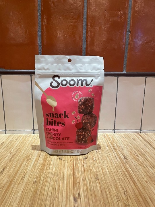 Soom, Tahini Cherry Chocolate Snack Bites 5.29 oz.