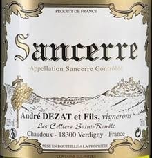 Sancerre, Andre Dezat & Fils 2019