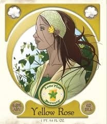 Lone Pint Yellow Rose 12oz