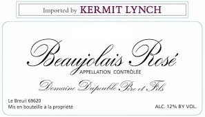 **WINE OF THE WEEK**Rosé, Dupeuble Beaujolais Rosé