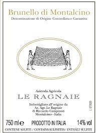 Brunello di Montalcino, Le Ragnaie, 2018
