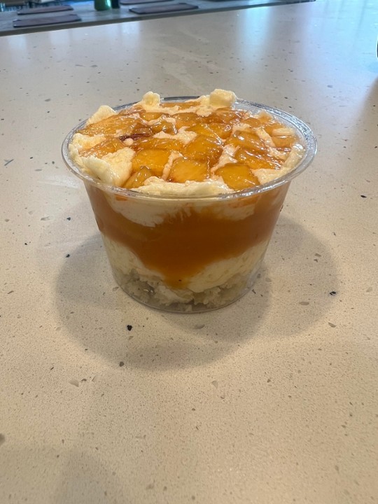Peaches & Cream Gluten-Free Cake Cup