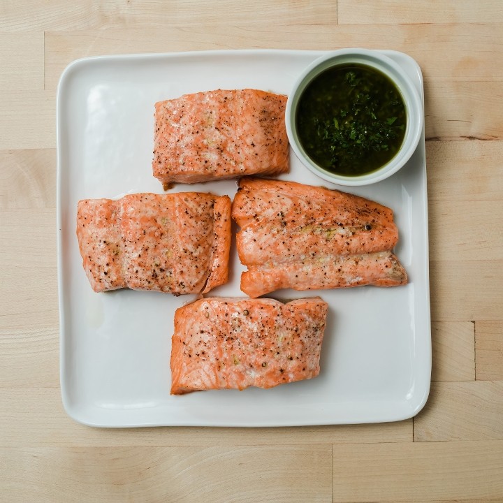 Four Pack Seared Salmon