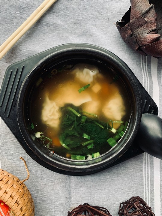 Spinach Wonton Soup