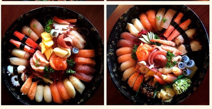 Nigiri & Sashimi Tray40+40pcs