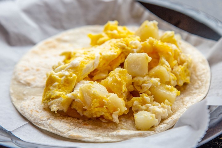 5. Egg & Potato Taco