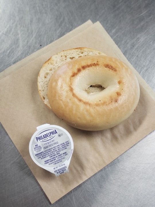 Plain Bagel with Cream Cheese