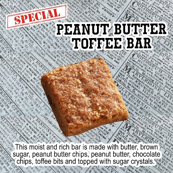 SEPCIAL - Peanut Butter Toffee Bar