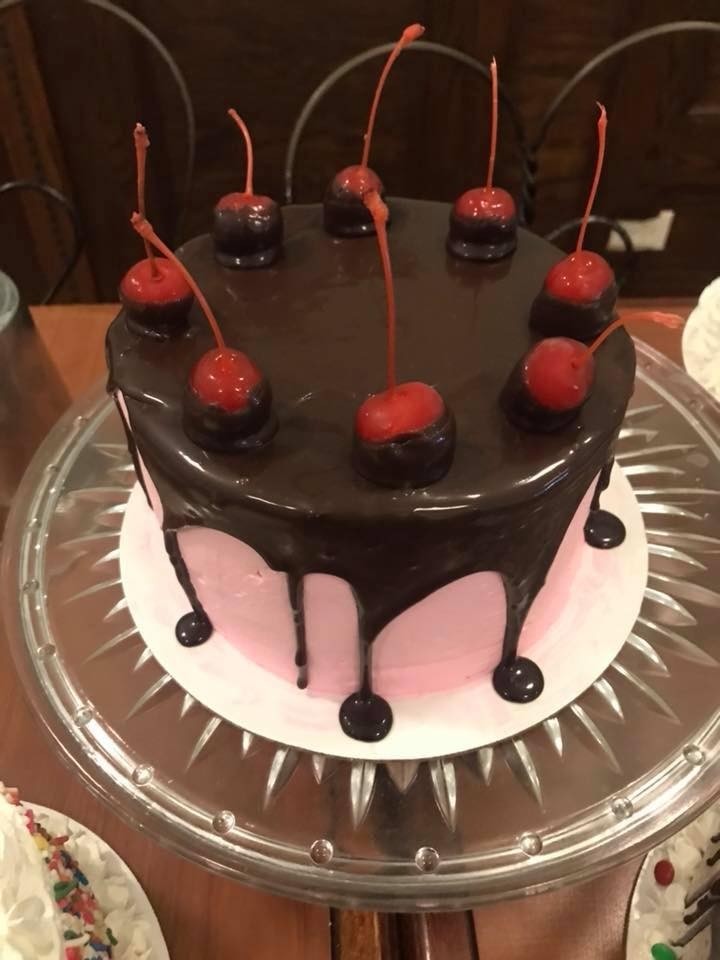 Chocolate Dipped Cherry Cake - 48 Hour Notice