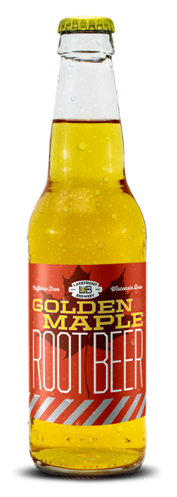 Bottle of Golden Maple Root Beer