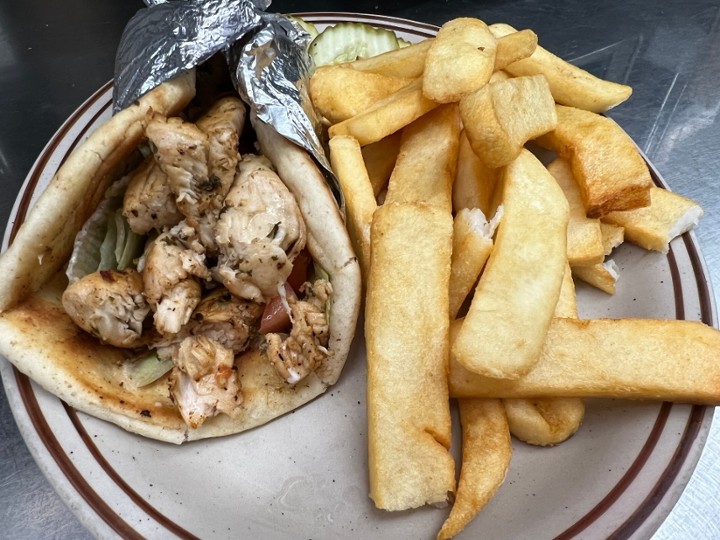 Chicken Souvlaki Pita