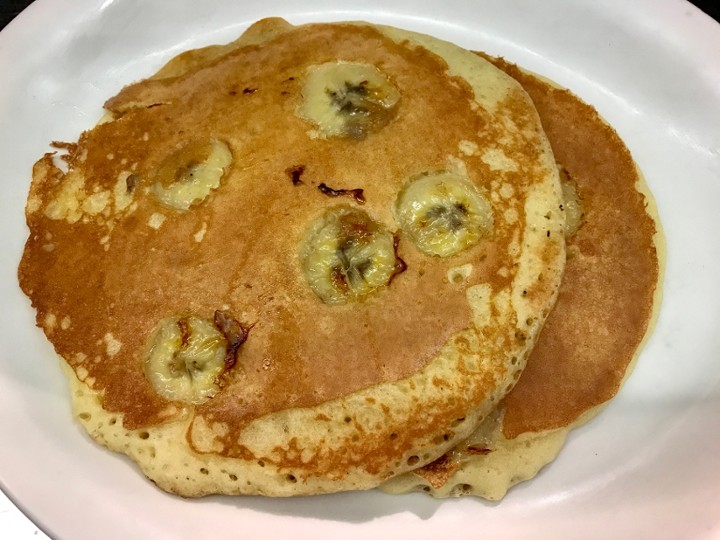 Chocolate chip & Banana Pancakes