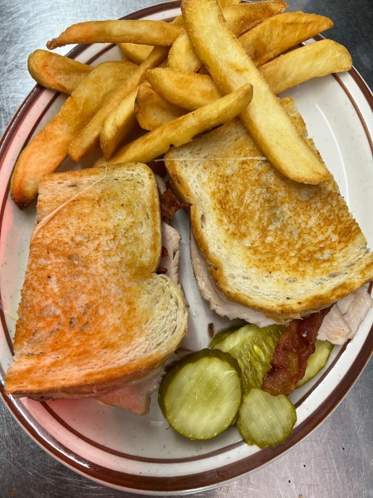 Turkey Avocado sourdough melt