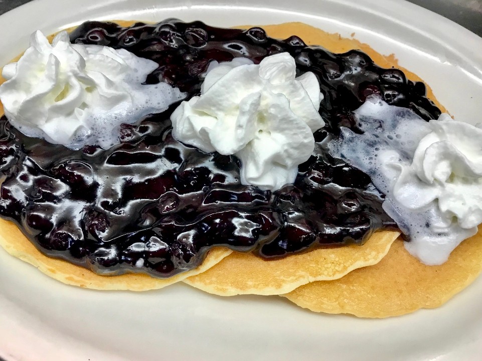 BlueberryTopped Pancakes