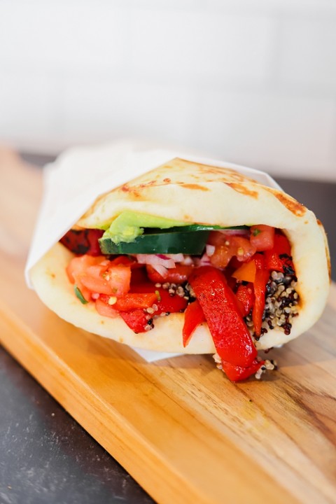 Veggie Flatbread Wrap