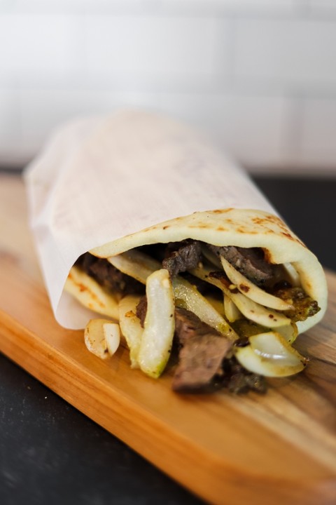 Steak & Cheese Flat Bread