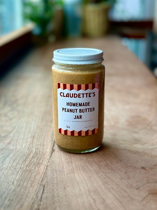 HOMEMADE PEANUT BUTTER JAR (12oz)