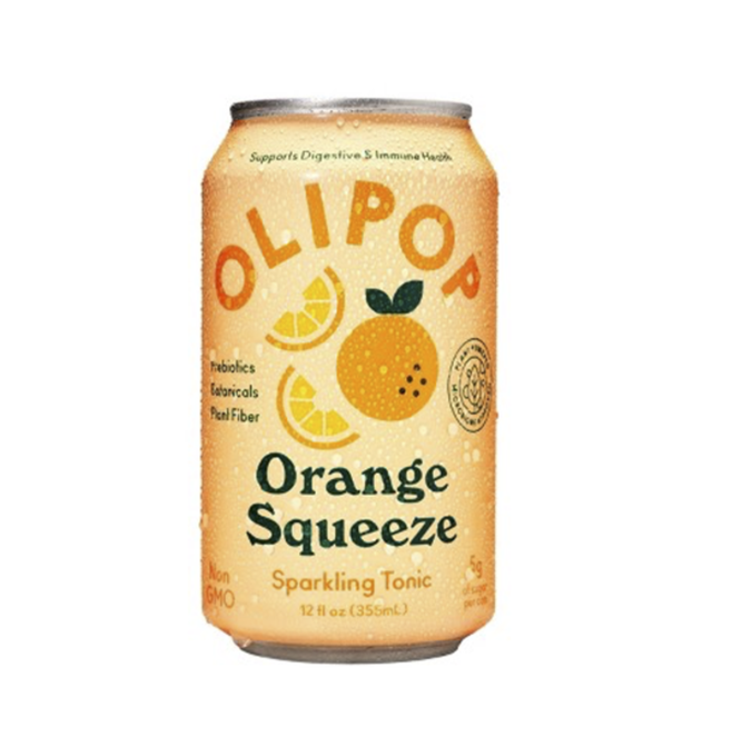 OLIPOP SPARKLING TONIC ORANGE SQUEEZE