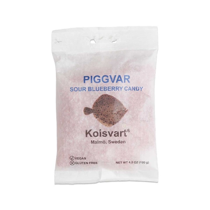 Kolsvart Sour Blueberry Candy Fish