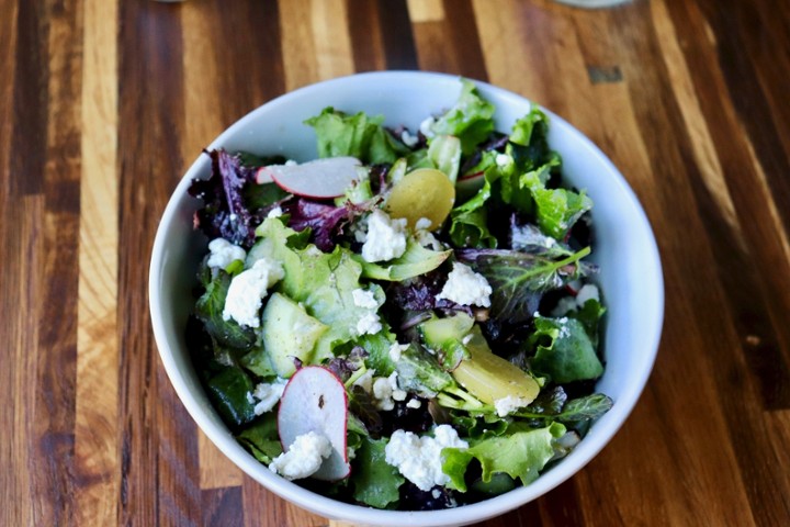 Spring Salad with Grapes and Feta