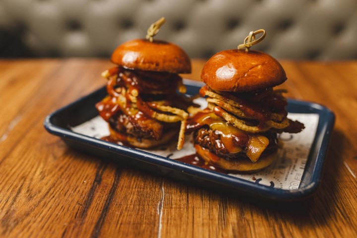 Bourbon Maple Bacon Sliders