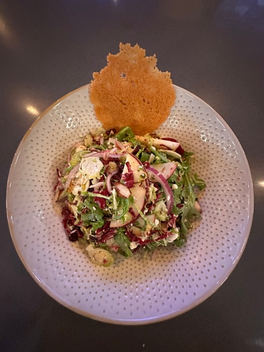 Shaved Brussel Sprout & Radicchio Salad