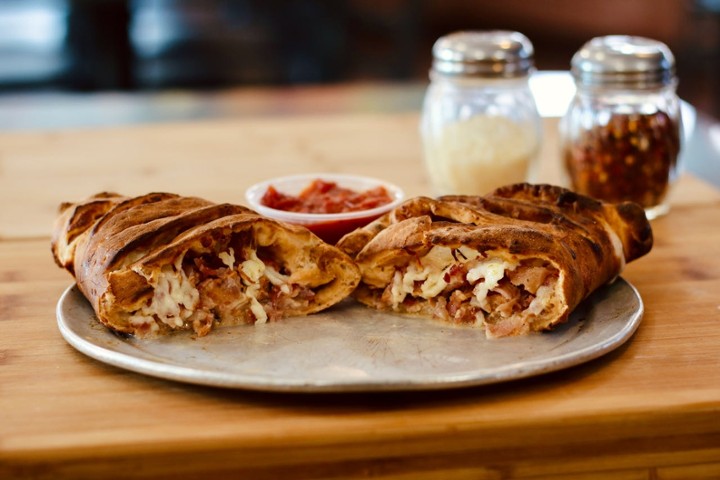 Chicken Bacon Ranch Calzone-