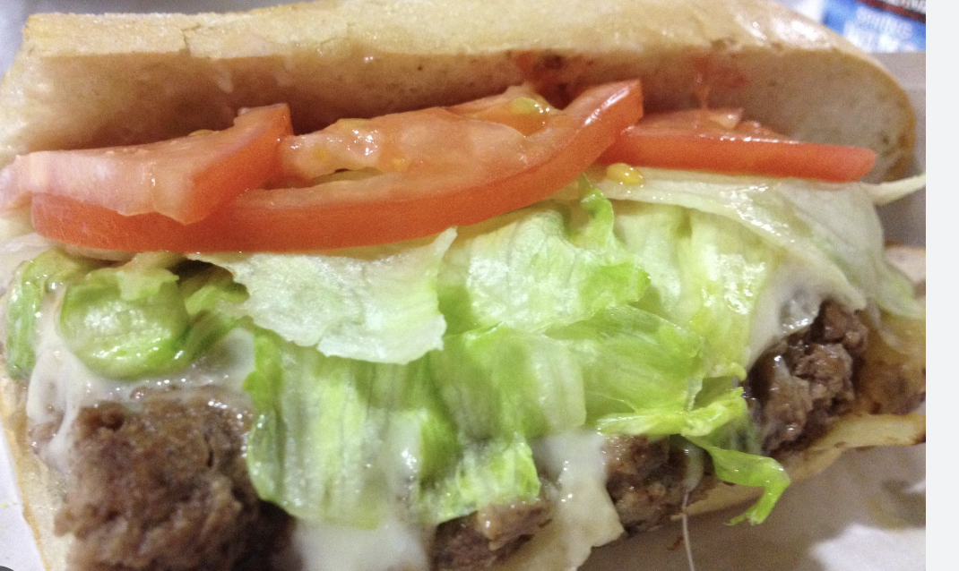 CHEESEBURGER HOAGIE ONLY - NO SIDES