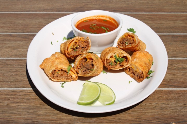 Birria Egg Rolls