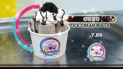 Oreo Ice Cream Roll