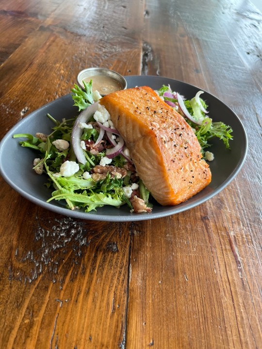 Bourbon Maple Salmon Salad