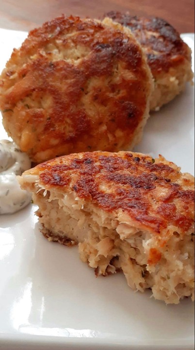 Salmon Cakes W/rice