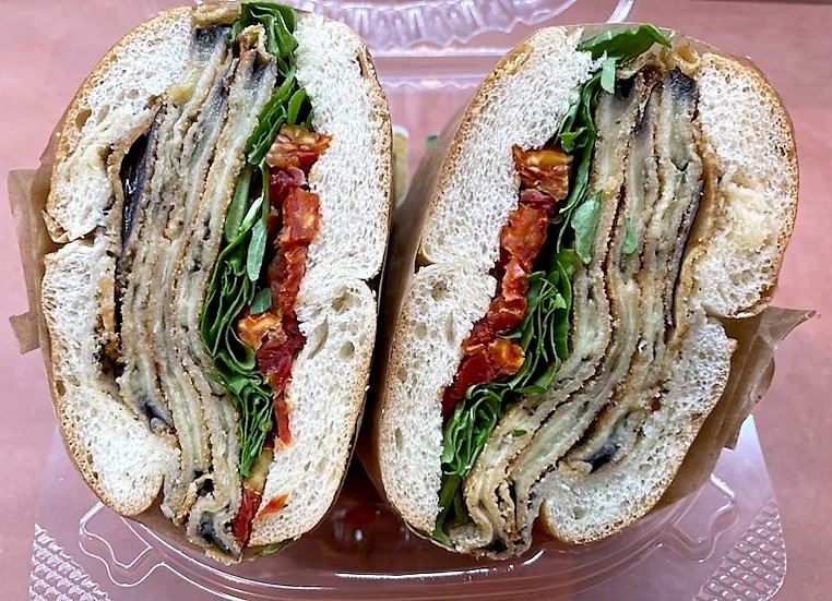 Eggplant Milanese Sandwich
