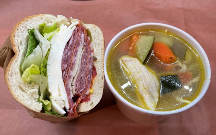 Half Sandwich and Soup