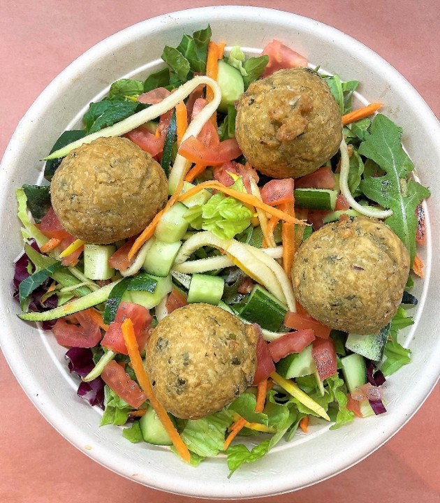 Fava Falafel Salad